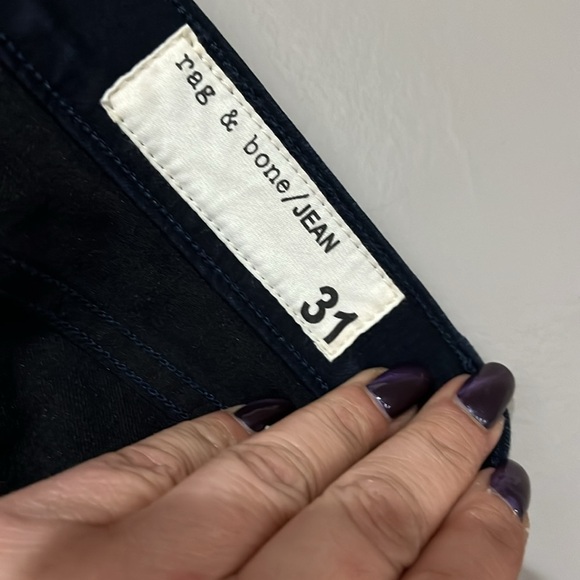 Rag&BoneJeans Skinny Legs Sz 31 Dark Blue NWOT - Picture 3 of 6